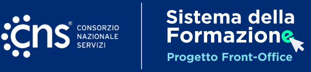 Logo del portale Sistema della Formazione - Progetto Front-Office e del CNS - Consorzio Nazionale Servizi
